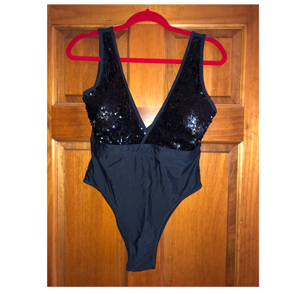 Black One Piece Swimsuit